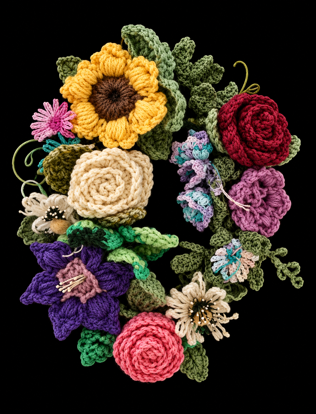 Flower Crown — Crochet